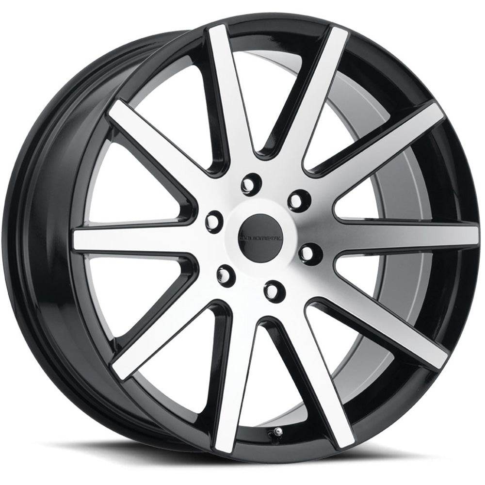 Liquid Metal Blade Black Machined Wheel