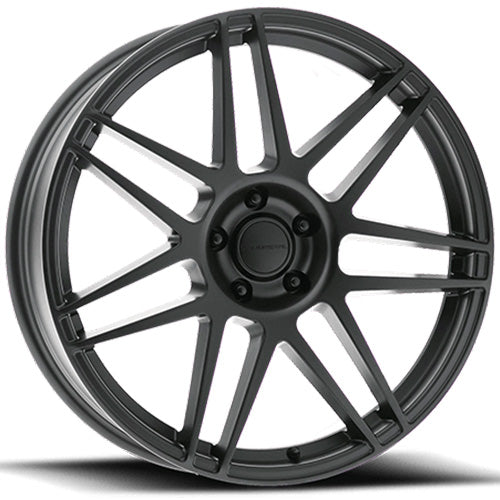 Liquid Metal Carbon Satin Black Wheel