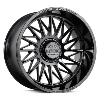 Lock Offroad Wheels Assault Gloss Black Wheel