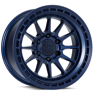 Lock Offroad Wheels Baja Matte Blue Wheel