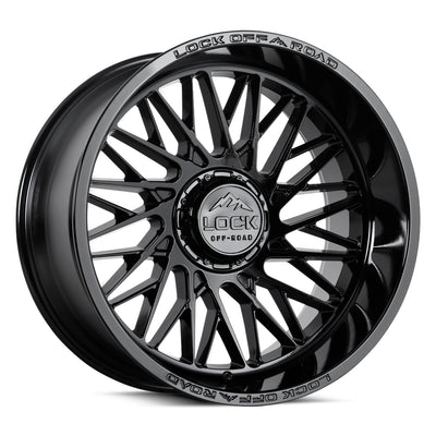 Lock Offroad Wheels Bandit Gloss Black Wheel