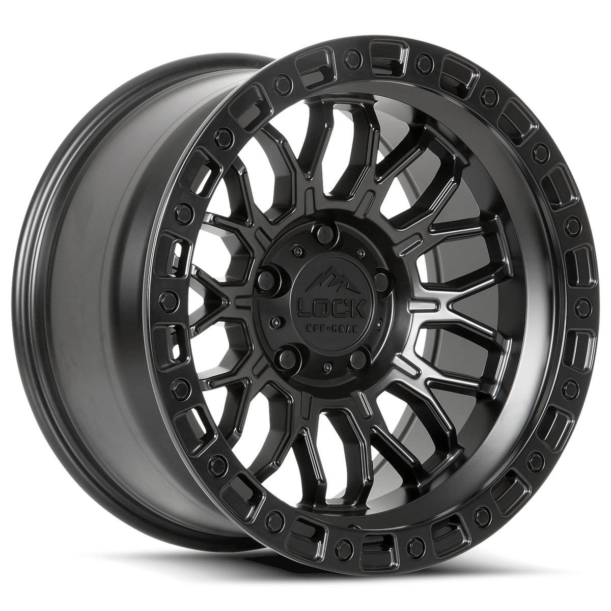 Lock Offroad Wheels Combat Matte Black Wheel
