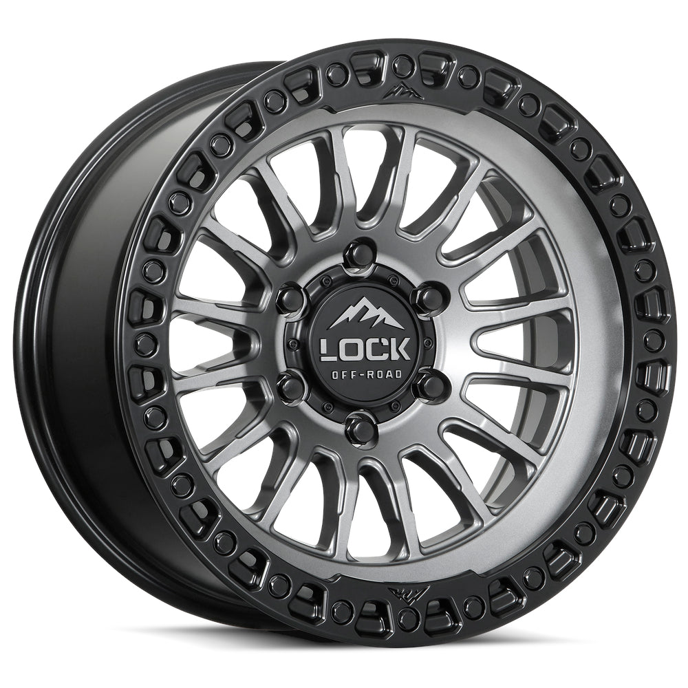 Lock Offroad Wheels Grit Gray Wheel