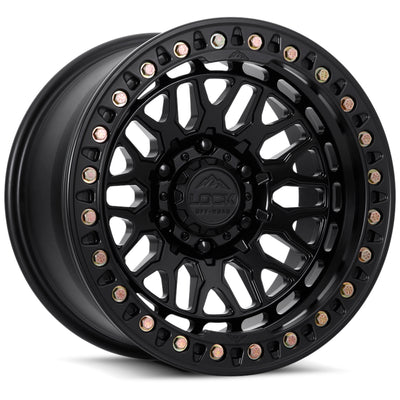 Lock Offroad Wheels Invader Forged Beadlock Matte Black Wheel