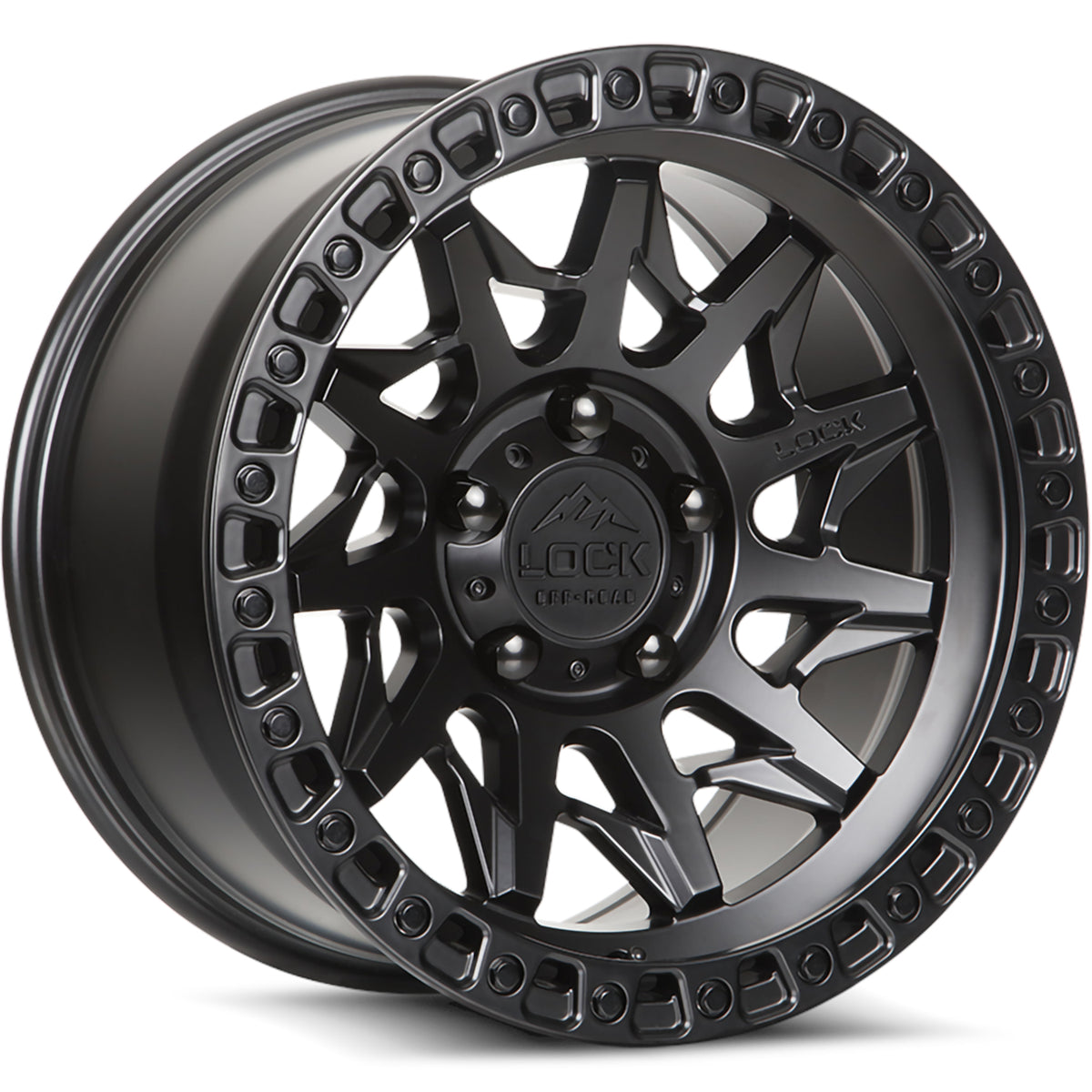 Lock Offroad Wheels Lunatic Matte Black Wheel