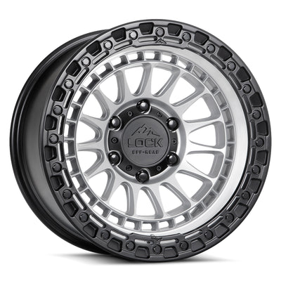 Lock Offroad Wheels Mojave Silver Wheel