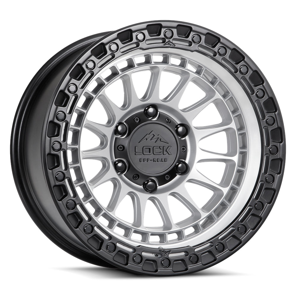 Lock Offroad Wheels Mojave Silver Wheel