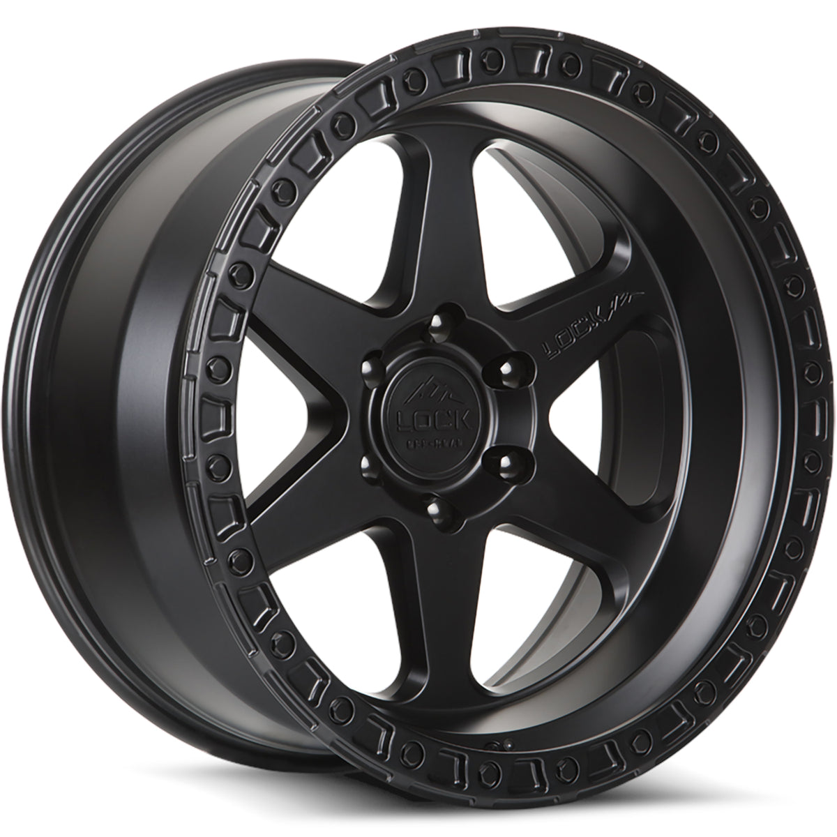 Lock Offroad Wheels Olympus Matte Black Wheel