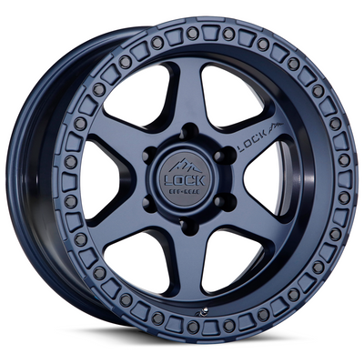 Lock Offroad Wheels Olympus Matte Blue Wheel