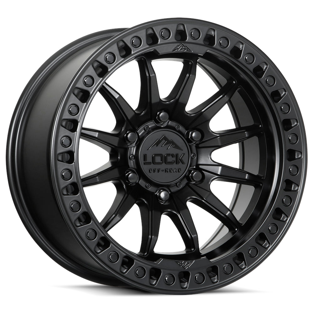 Lock Offroad Wheels Trail Matte Black Wheel