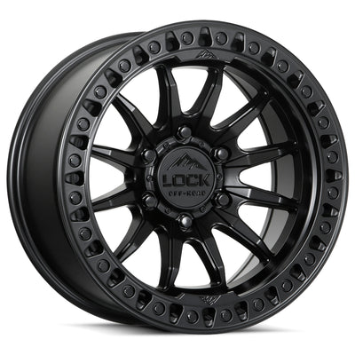 Lock Offroad Wheels Trail Matte Black Wheel