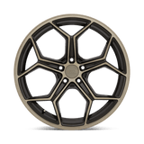 XO HELSINKI 22x10.5 +20mm Dark Bronze with Brushed Bronze Face
