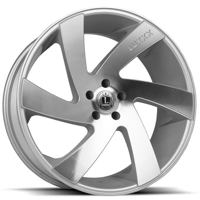 Luxxx Alloys LUX10 Silver Machined Wheel