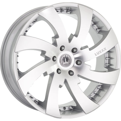 Luxxx Alloys LUX12 Silver Machined Wheel