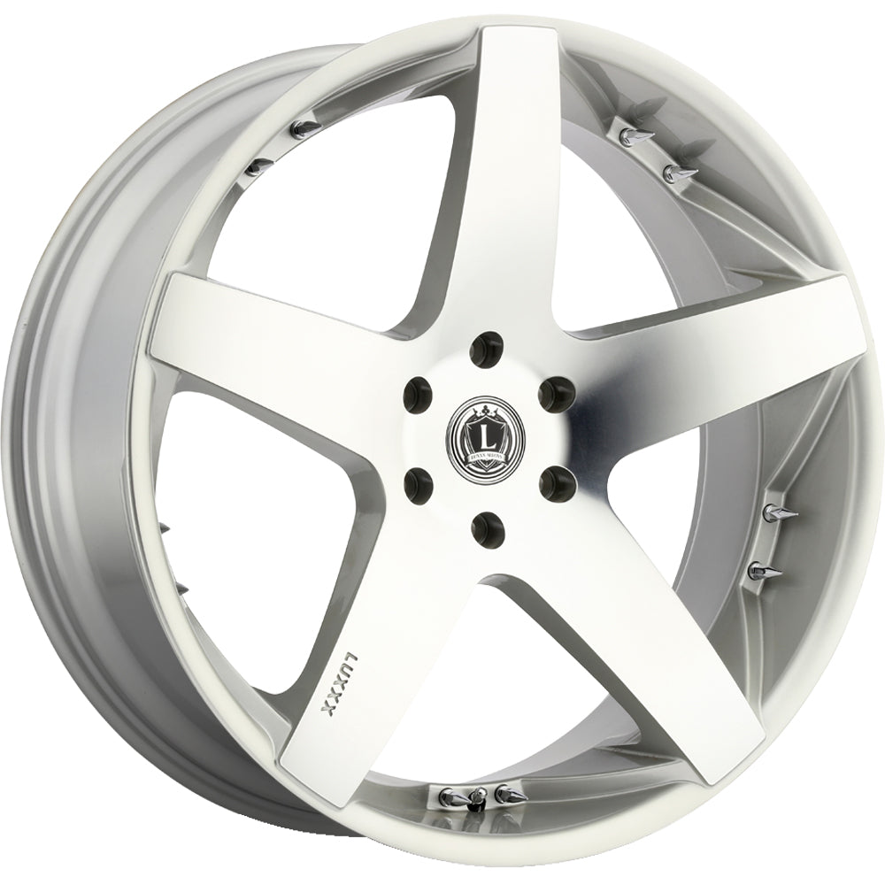 Luxxx Alloys LUX14 Silver Machined Wheel