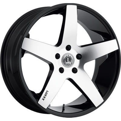 Luxxx Alloys LUX15 Black Machined Wheel