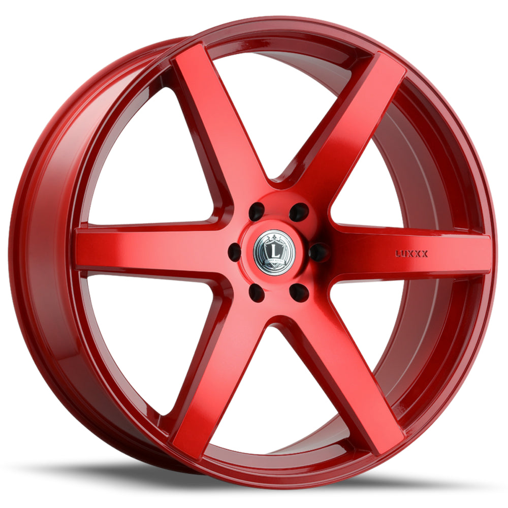 Luxxx Alloys LUX20 Red Wheel