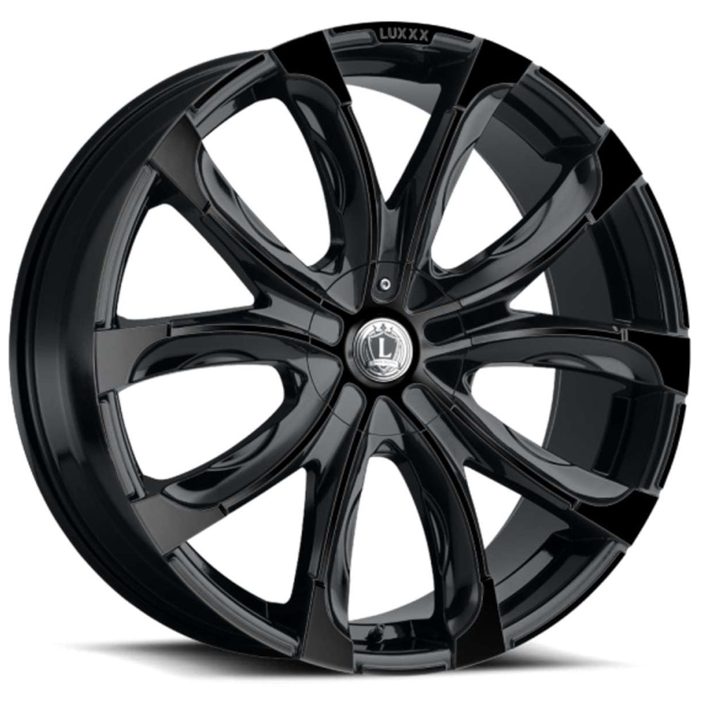 Luxxx Alloys LUX24V Gloss Black Wheel