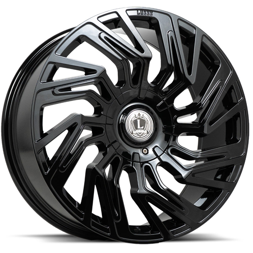 Luxxx Alloys LUX28 Gloss Black Wheel