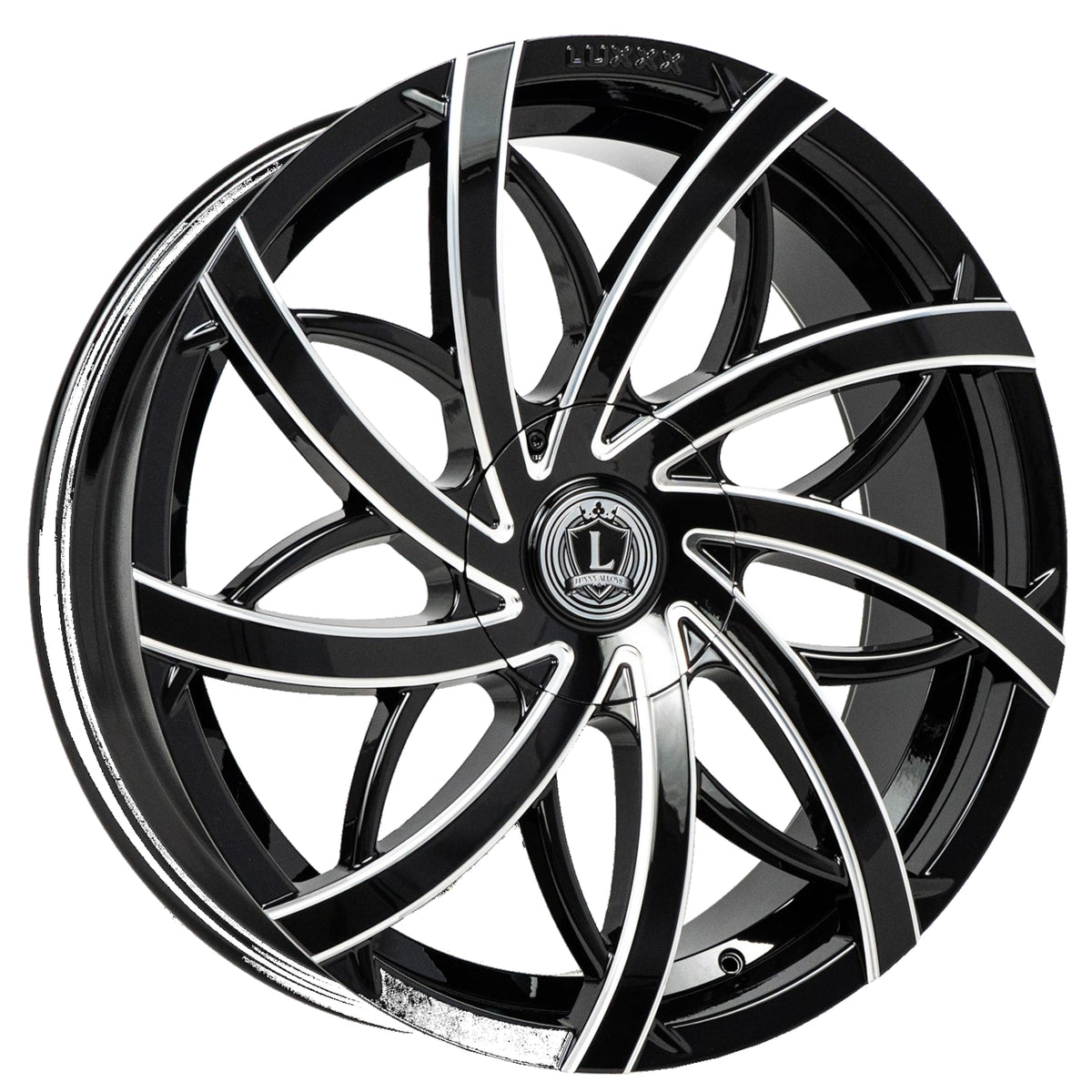 Luxxx Alloys LUX31 Black Milled Wheel