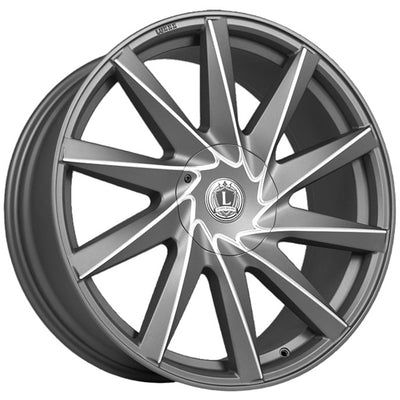Luxxx Alloys LUX35 Gunmetal Milled Wheel