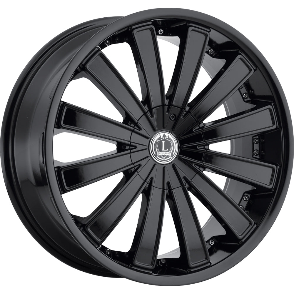 Luxxx Alloys LUX4 Gloss Black Wheel