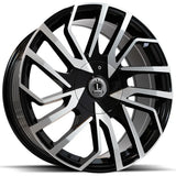 Luxxx Alloys LUX47 Black Machined Wheel
