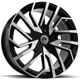 Luxxx Alloys LUX47 Black Machined Wheel