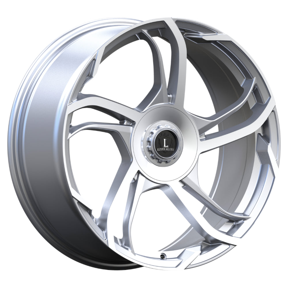 Luxxx Alloys LUX52 Silver Machined Wheel