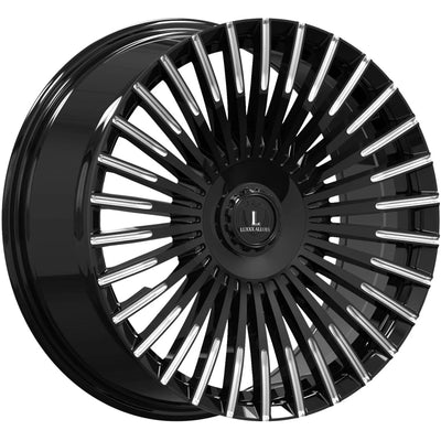 Luxxx Alloys LUX56 Black Milled Wheel