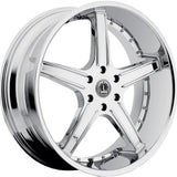 Luxxx Alloys LUX6 Chrome Wheel