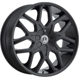 Luxxx Alloys LUX7 Matte Black Wheel