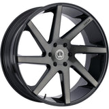 Luxxx Alloys LUX8 Black Machined Wheel