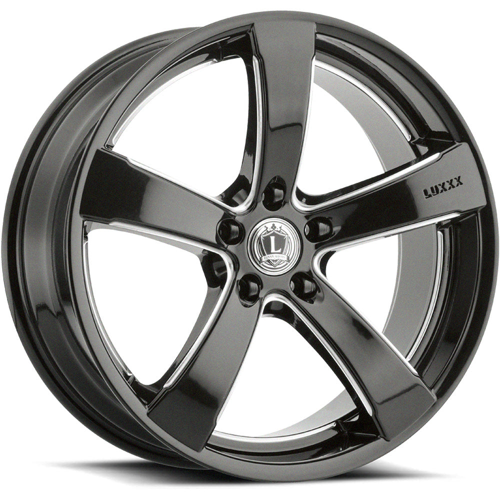 Luxxx Alloys LUXLE1 Gray Milled Wheel