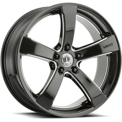 Luxxx Alloys LUXLE1 Gray Milled Wheel