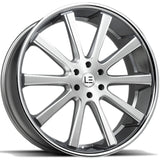Luxxx Alloys LUXLE13 Silver Brushed Wheel