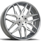 Luxxx Alloys LUXLE14 Silver Brushed Wheel
