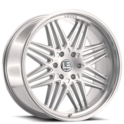 Luxxx Alloys LUXLE4 Silver Machined Wheel