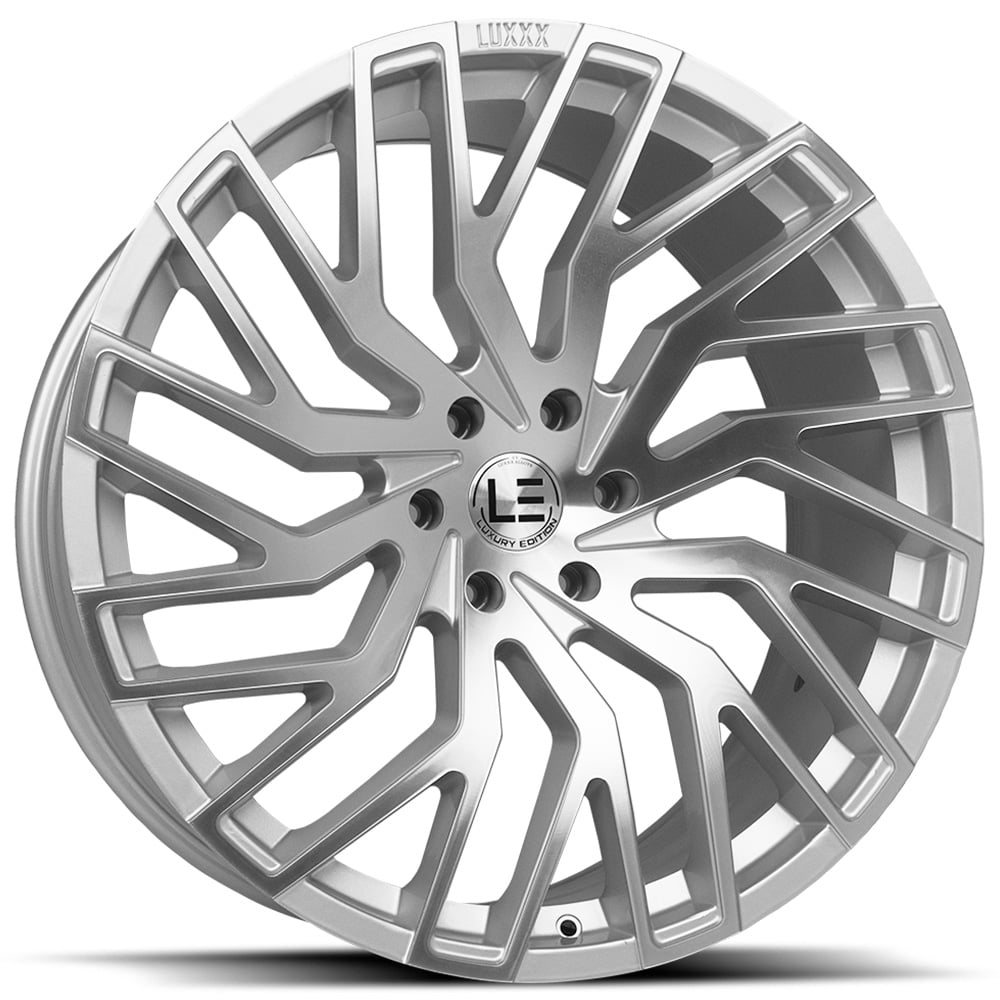 Luxxx Alloys LUXLE6 Silver Machined Wheel