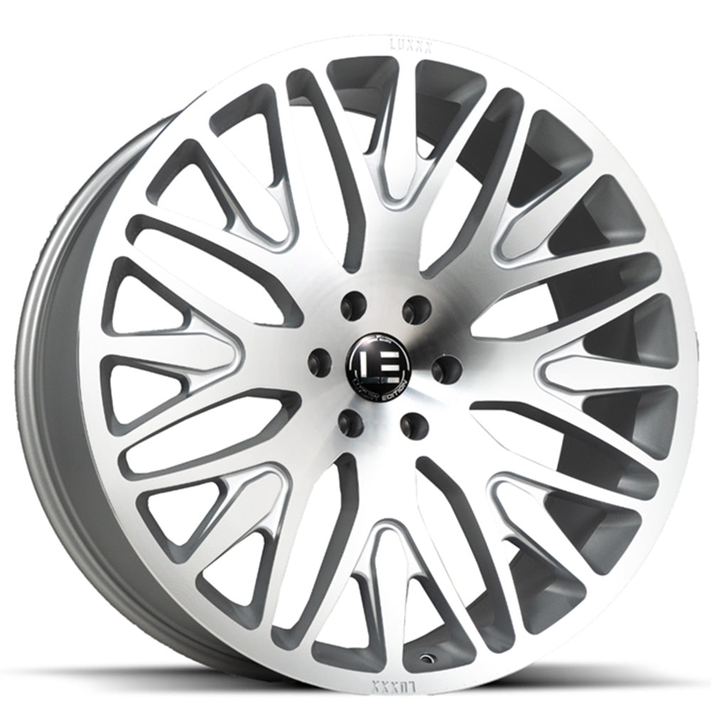 Luxxx Alloys LUXLE7 Silver Machined Wheel