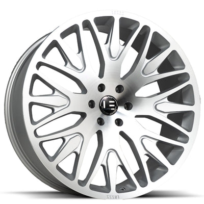 Luxxx Alloys LUXLE7 Silver Machined Wheel