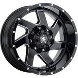 Luxxx HD LHD1 Black Milled Wheel