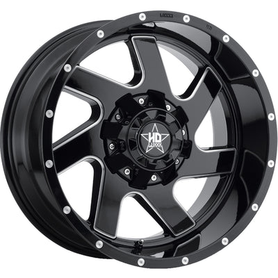 Luxxx HD LHD1 Black Milled Wheel