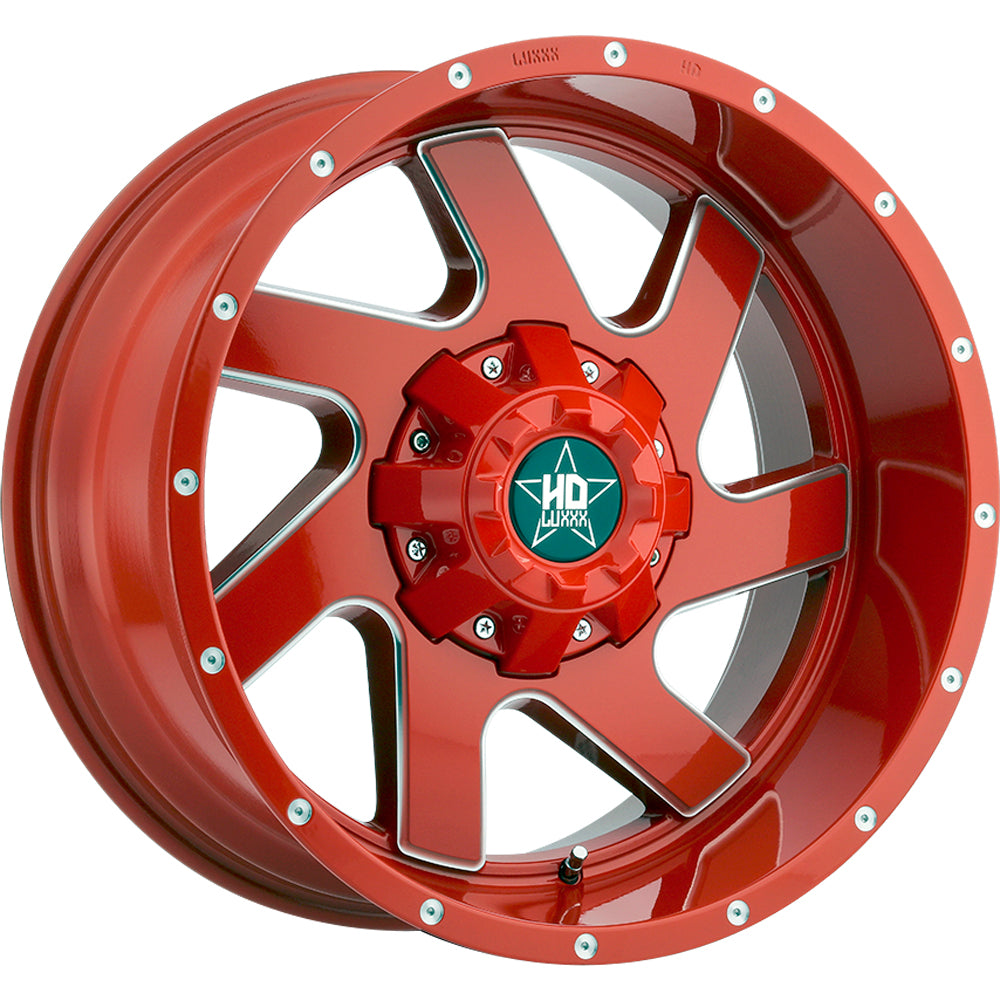 Luxxx HD LHD1 Red Milled Wheel