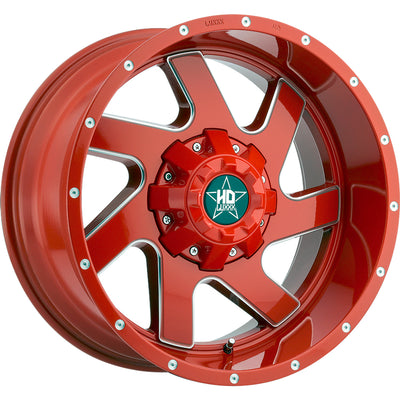Luxxx HD LHD1 Red Milled Wheel