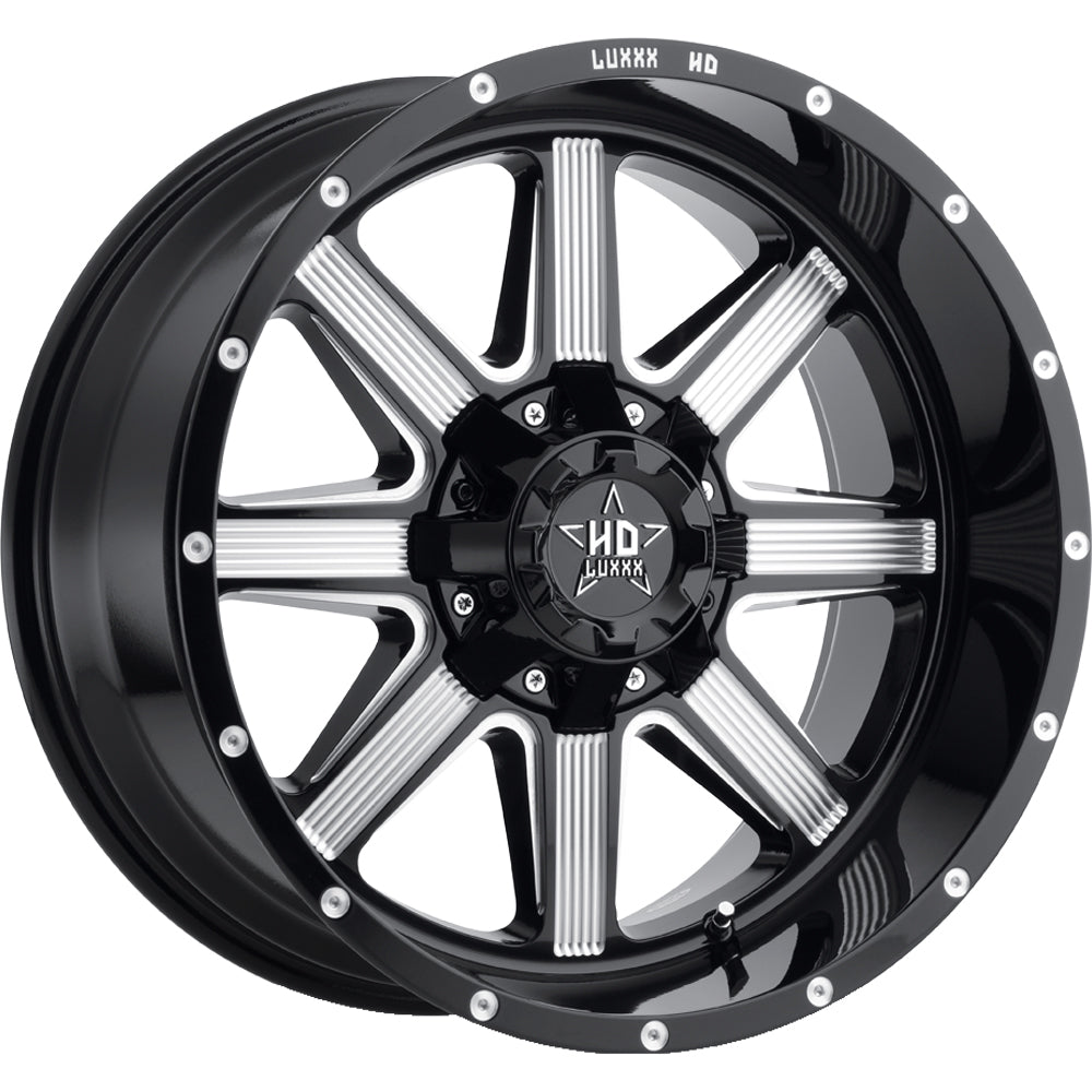 Luxxx HD LHD10 Black Milled Wheel