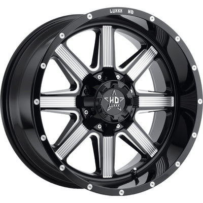 Luxxx HD LHD10 Black Milled Wheel