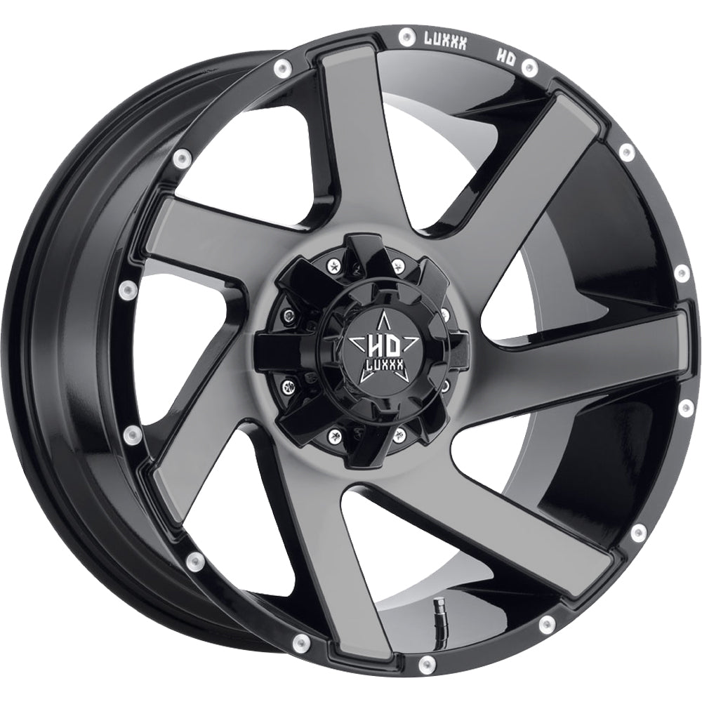 Luxxx HD LHD11 Black Machined Wheel