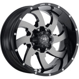 Luxxx HD LHD12 Black Machined Wheel