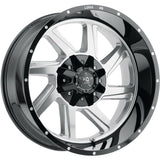 Luxxx HD LHD14 Black Milled Wheel